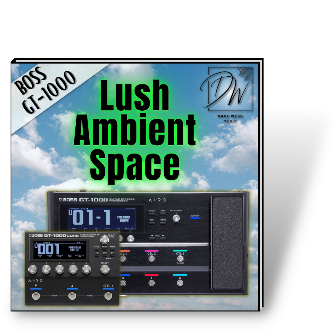 GT 1000 Ambient Preset Pack Dave Webb Music